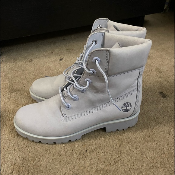 light gray timberlands